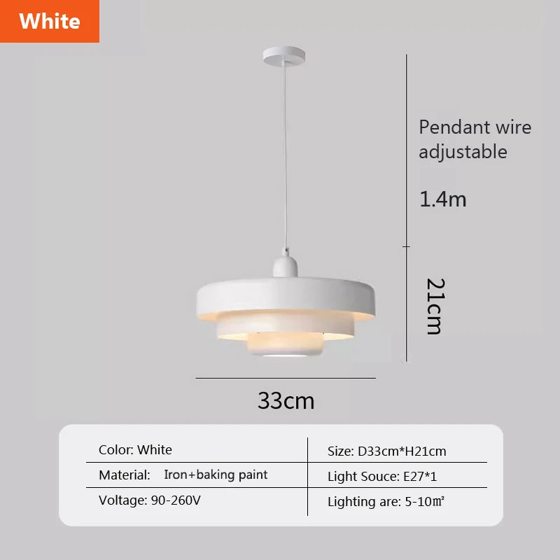 Nordic Retro Bauhaus Danish Restaurant Third Floor Cake Chandelier Living Room Bedroom Caf é Shop bar Lighting Fixtures