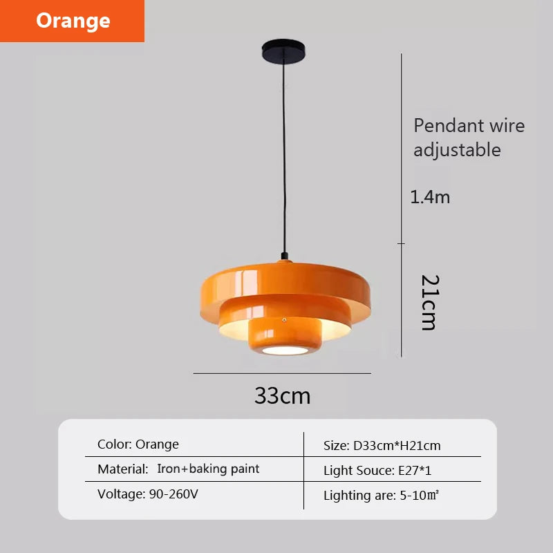 Nordic Retro Bauhaus Danish Restaurant Third Floor Cake Chandelier Living Room Bedroom Caf é Shop bar Lighting Fixtures